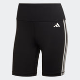 Women's Training 3 Stripes High Waisted Short Leggings