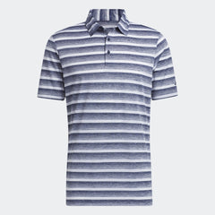 Men's Two-Color Striped Polo Shirt