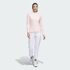 Women's Beyond Two-Tone Mesh Mock Shirt
