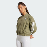 Women's Essentials 3-Stripes Lifestyle Woven Bomber Jacket