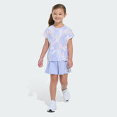 Kids' Two-Piece Printed Sleeveless Box Tee and French Terry Skort Set