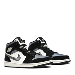 Air Jordan1 Mid Se Satin Grey Toe