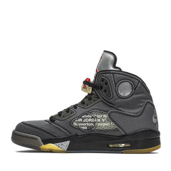 X Offwhite Air Jordan5 Retro Black