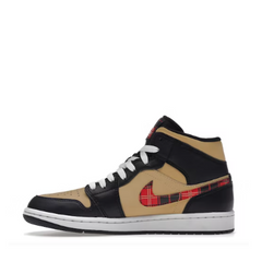 Air Jordan1 Mid Tartan Swoosh (New)