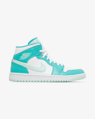 Air Jordan1 Mid Wmns Washed Teal Marine Blue