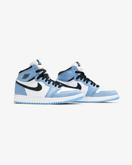 Air Jordan1 Retro High White University Blue Black Gs