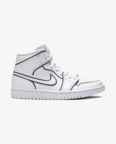 Air Jordan1 Mid Se Wmns Iridescent Reflective White