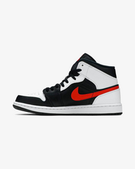 Air Jordan1 Mid Black Chile Red