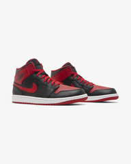 Air Jordan1 Mid Alternate Bred Toe 2022