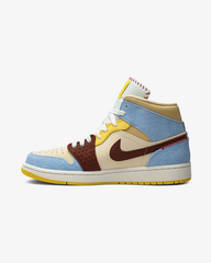 Air Jordan1 Mid Se Fearless Maison Chateau Rogue