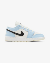 Air Jordan1 Low Ice Blue Black Gs