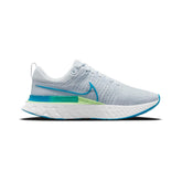 React Infinity Run Flyknit 2 'Pure Platinum Emerald Laser Blue' (2021)