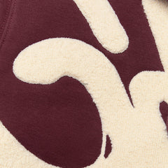 Geedup Handstyle Hoodie 'Maroon/ Cream' (2024)