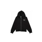 Stussy x Stone Washed Fleece Zip Hoodie 'Black' (2023)