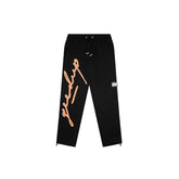 Geedup Signature Trackpants 'Black/ Peach' (2024)