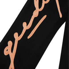 Geedup Signature Trackpants 'Black/ Peach' (2024)