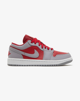 Air Jordan1 Low Wmns Homage Split Gym Red Cement Grey