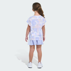 Kids' Two-Piece Printed Sleeveless Box Tee and French Terry Skort Set