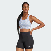 Women's Own the Run Pocket Medium Support Print Bra