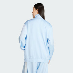Women's Originals Satin Ruffle 3-Stripes Firebird Track Jacket