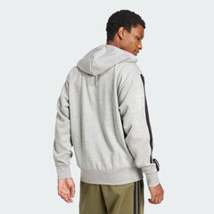 Men's Essentials 3-Stripes Fleece Hoodie
