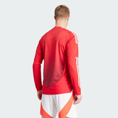 Men's Manchester United 24/25 Long Sleeve Home Authentic Jersey