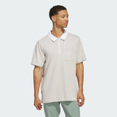 Men's Quarter Zip Polo Shirt