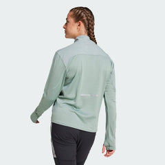 Women's Ultimate Hi Vis Reflective 1 2 Zip Top