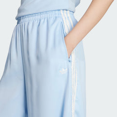 Women's Originals Satin Wide Leg Pants Ruffle 3-Stripes