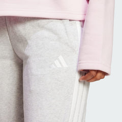 Women's Essentials 3-Stripes Fleece Slim Pants