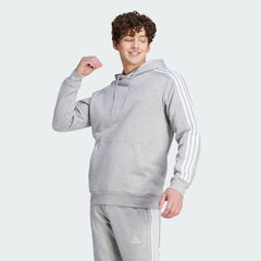 Men's Essentials Fleece 3-Stripes Hoodie
