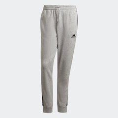 Men's Essentials French Terry Tapered Cuff 3-Stripes Pants