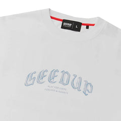 Geedup Chrome T-Shirt 'White/ Cool Blue' (2025)