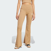 Women's Essentials Rib Flared Leggings