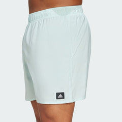 Men's Solid CLX Short-Length Swim Shorts