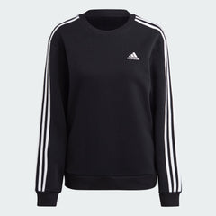 Women's Essentials 3-Stripes Fleece Sweatshirt