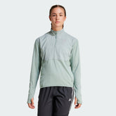 Women's Ultimate Hi Vis Reflective 1 2 Zip Top