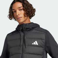 Men's Hybrid Down Hooded Jacket