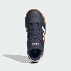 Kids' Grand Court Lifestyle Tennis Lace-Up Shoes