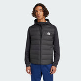 Men's Hybrid Down Hooded Jacket