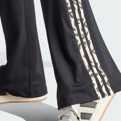 Women's Originals Leopard Luxe 3 Stripes Infill Flared Leggings