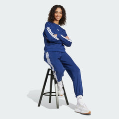 Women's Essentials 3-Stripes Fleece Sweatshirt