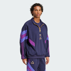 Men's LA Galaxy Originals Half Zip Crew Sweatshirt