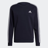 Men's Essentials Fleece 3-Stripes Sweatshirt