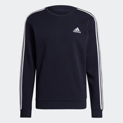 Men's Essentials Fleece 3-Stripes Sweatshirt