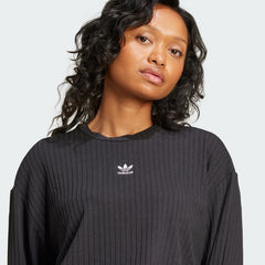 Women's Essentials Wide Rib Long Sleeve Tee