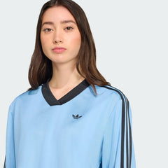 Women's Adicolor Soccer Jacquard Crop Long-Sleeve Top