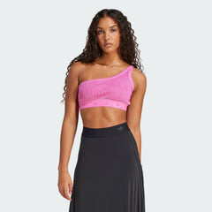 Women's Ribbed One-Shoulder Top