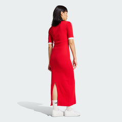 Women's Adicolor 3 Stripes Knit V Neck Dress