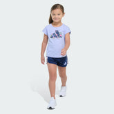 Kids' Two-Piece Short Sleeve Graphic Tee and Mesh Shorts Set